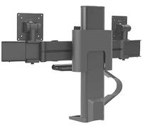 Ergotron TRACE™ x2 Support de table pour écran 53,3 cm (21) - 68,6 cm (27) noir rotatif, réglable en hauteur, inclinable, mobile