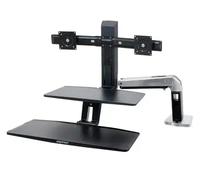 Ergotron WorkFit -A 61 cm (24") Bureau Noir