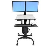 Ergotron WorkFit-C Dual Sit-Stand Workstation - chariot G