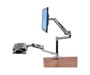 Ergotron WorkFit-LX Sit-Stand Desk Mount System - kit de montage