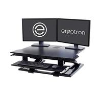 Ergotron WorkFit-TX - Adaptateur en bureau debout - rectangulaire - noir