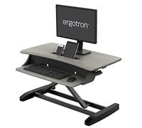 ERGOTRON WorkFit-Z Mini Sit-Stand Desktop - Adaptateur en Bureau Debout - Gris Perle (Noir/Gris) 33-458-917