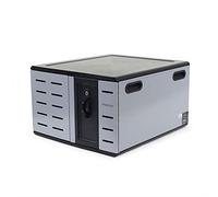 zip12 - meuble de rangement - pour 12 tablettes / notebooks - charge - noir, argent