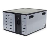 zip12 - meuble de rangement - pour 12 tablettes / notebooks - charge - noir, argent