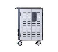 Ergotron Zip40 chariot - pour 40 tablettes / notebooks - gris, blanc
