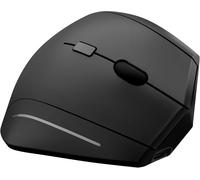 - ErgoWave Souris sans Fil Verticale Ergonomique, Double Connexion Bluetooth & USB, Clics Silencieux, DPI Réglable, 6 Boutons, Batterie Rechargeable, Design 53° - Noir