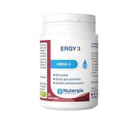 Nutergia Complément alimentaire Ergy 3 – Cholestérol, Diabète – 60 capsules