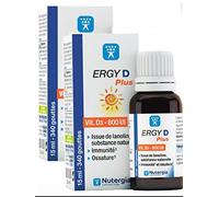 Ergy D Plus 15ML NUTERGIA - Complément alimentaire à base de Vitamine D3 - Lot de 2 Flacons (2)