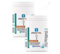 ERGYTOL Synergie d'actifs - Complément alimentaire à base d’extraits de plantes, vitamines, minéraux et curcuma. Lot de 2 Boites de 30 Gélules