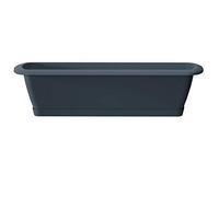 Erhard-Trading Ensemble jardinière Alzira + soucoupe, 90 cm, anthracite
