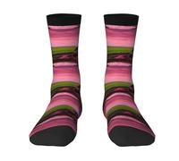 ERhoug Company Chaussettes contrastées unisexes pour adulte Motif tracteur agricole Chaussettes de sport décontractées pour homme et femme Confortables et respirantes, 3 noir, Taille unique