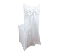 ERHTGUO 10/50PCS Satin Chair Sashes Bows Universal Ribbon Ties Back Sash for Wedding Party Events Banquets Hotel Event Cover(Style 2,10 pcs)