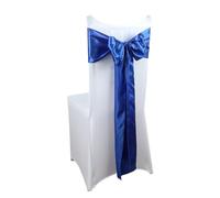 ERHTGUO 10/50PCS Satin Chair Sashes Bows Universal Ribbon Ties Back Sash for Wedding Party Events Banquets Hotel Event Cover(S,10 pcs)