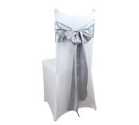ERHTGUO 10/50PCS Satin Chair Sashes Bows Universal Ribbon Ties Back Sash for Wedding Party Events Banquets Hotel Event Cover(Color2,10 pcs)