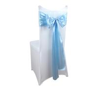 ERHTGUO 10/50PCS Satin Chair Sashes Bows Universal Ribbon Ties Back Sash for Wedding Party Events Banquets Hotel Event Cover(D,50pcs)