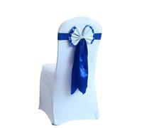 ERHTGUO 10 Pcs Chair Sashes Tie Satin Knot Back Colourful Ribbon Belt Bow for Hotel Banquet Wedding Party Event Decoration(Color13)