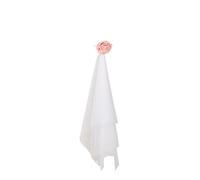 ERHTGUO 10Pcs Elastic Chair Sashes Cover Bands Bows for Wedding Party Hotel Home Seat Banquet Event Decor(White)