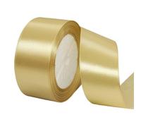 ERHTGUO 24/50/100pcs Chair Sashes Decorative Strap Bows Designed Ribbon for Wedding Banquet Party Aisle Decor Home DIY Gift(Gold,24pcs-4x200cm)