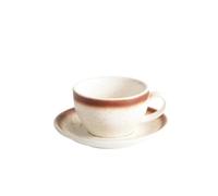 ERHTGUO 75/200/250/300ml Coffee Cup And Saucer Set Retro Ceramics Espresso Cups Vintage Latte Art Mug For Cappuccino(250ml)