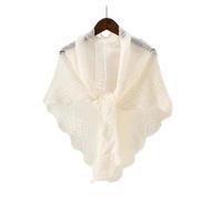 ERHTGUO Châle creux tricoté de couleur unie, croix, amour, cœur, nœud, écharpes, cape protection solaire, chemisier, fausse épaule