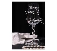 ERHTGUO Champagne Goblet Blue Broken Diamond Wedding Toast Cup DIY Material Handmade Engagement Gift Decoration(Color 1)