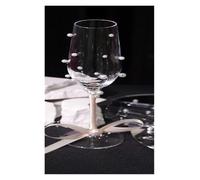 ERHTGUO Champagne Goblet Blue Broken Diamond Wedding Toast Cup DIY Material Handmade Engagement Gift Decoration(Orange)