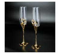 ERHTGUO Crystal Champagne Glasses, Wedding Goblets, Red Wine, European Household Sparkling Sweet
