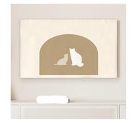 ERHTGUO Elastic Dust Cover For TV Wall Mounted Large Size Cry Modern Simple Sle Protective Cloth Universal For Bra(55-65inch,V)