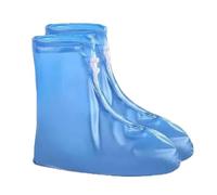 ERHTGUO Lot de 2 paires couvre-chaussures imperméables, antidérapants et réutilisables, for bottes pluie neige, avec semelle en silicone, for les jours(Blue,XXXL)