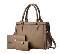 ERHTGUO Matching Mother Daughter Bag Set Embossed Single Shoulder Crossbody For Mom(Brown)