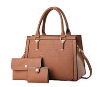 ERHTGUO Matching Mother Daughter Bag Set Embossed Single Shoulder Crossbody For Mom(Earthy yellow)