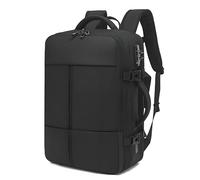 ERHTGUO Men's Expandable Laptop Backpack Ultra Large Capacity Multi-Functional for Business Travel with Vacuum Compression Bag