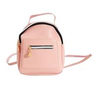 ERHTGUO Nouveau Designer Femmes Sac À Dos Mini Soft Touch Multi-Fonction Petit Femme Dames Bandoulière Fille Bourse(03 Pink)