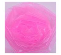 ERHTGUO Organza Roll 5/10M Sheer Crystal Tulle Fabric Wedding Birthday Party Backdrop Decor DIY Yarn Chair Sashes(Pink,48cmX5m)