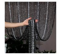 ERHTGUO Rideau de Porte à Franges avec Pompon 1x2 M, Rideau Saint-Valentin for Chambre Coucher, diviseur Salon, décor Mariage Pur