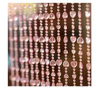 ERHTGUO Rideau de Porte d'amour en Plastique, Ornements séparation Salon Maison, décoration Dessin animé Chambre d'hôtel(Pink,20 Strings 120cm)