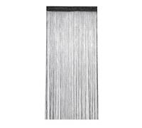 ERHTGUO Rideau en Cristal Ligne Flash Brillant Gland chaîne Porte Rideau fenêtre Salle diviseur décoration de la Maison(Black)