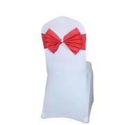 ERHTGUO Spandex Bands Butterfly Suitable for Wedding Birthday Party Reception Banquet Event Decorations(Red)