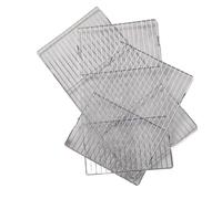 ERHTGUO Stainless Steel Mat Net Grid Shape Rectangle Grill Grilling Mesh Outdoor Cooking Accessories Barbecue Tools BBQ