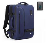 ERHTGUO Travel Men Expanded Laptop Backpack Vacuum Compression Hiking Charging Business Large Capacity for Pumps(Brown)