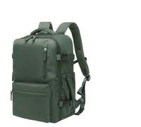 ERHTGUO Vacuum Compression Backpack, Large Capacity, Multi-Pocket 15.6" Laptop Outdoor Travel Bag(Brown-Green)