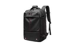 ERHTGUO Vacuum Compression Travel Men Backpack 17 inch Laptop Business for Pumps Large Capacity School Expanded Hiking(Black 1 Button Start)