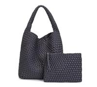 ERHTGUO Waterproof Large-capacity Single Shoulder Bag, Versatile Mother-daughter Underarm(Dark grey)