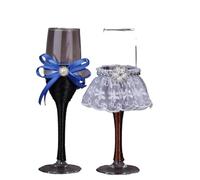 ERHTGUO Wedding Matchmaking Celebration Romantic Champagne Hand Over Glasses Groom Bride Stemware(Color-05)