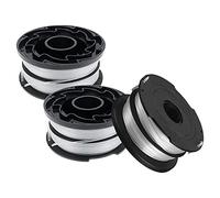 ERHUO Lot de 3 bobines de Fil de débroussailleuse compatibles avec Black & Decker DF-065 GH710 GH700 GH750 RC-065, DF-065-BKP - Fil de Recharge pour désherbeur à Double Alimentation Automatique 11 m