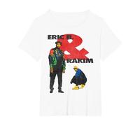 Eric B & Rakim - Group Photo T-Shirt, Femme Grandes Tailles, Blanc, 1X