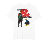 Eric B & Rakim - Group Photo T-Shirt, Homme Grandes Tailles, Blanc, 5X Tall