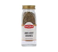 ERIC BUR Anis Vert en Grains, Flacon de 37 g, Epicerie Fine, Aromatique et Savoureux pour Patisseries et Plats Sales - Lot de 4