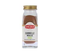 ERIC BUR Cannelle Moulue Bio 33g - Épicerie Fine en Flacon Verre, Saveur Authentique pour Pâtisseries et Plats du Terroir - Lot de 3