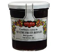 ERIC BUR Confiture Extra de 4 Fruits Rouges 370 g - Lot de 3